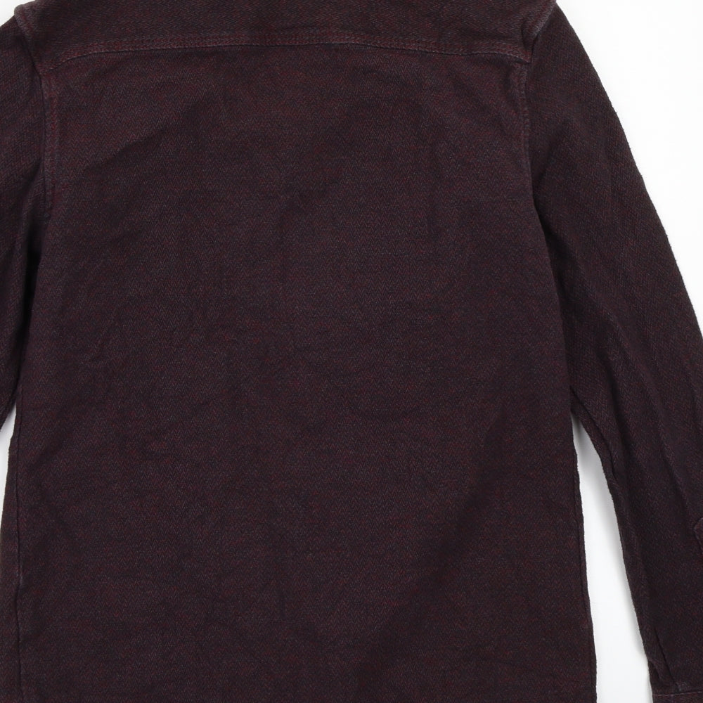 Topman Mens Purple    Button-Up Size S