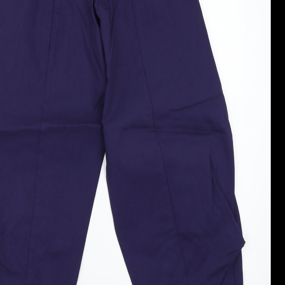 Qneel Womens Blue   Trousers  Size 12 L24 in
