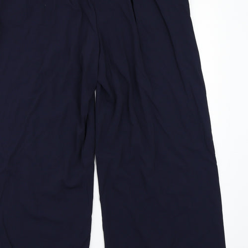 Marks and Spencer Womens Blue   Bloomer Trousers Size 18 L29 in