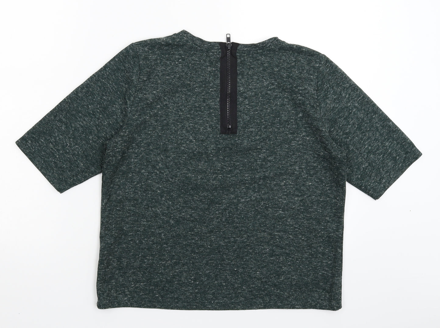 Topshop Womens Green  Knit Pullover Jumper Size 10