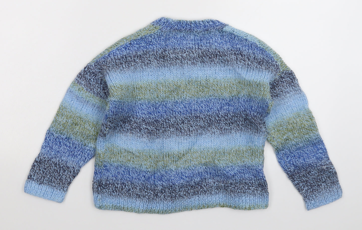 Preworn Girls Multicoloured  Knit Pullover Jumper Size S