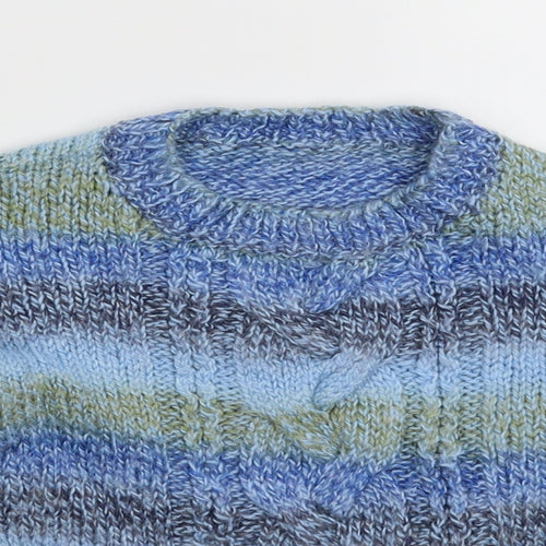 Preworn Girls Multicoloured  Knit Pullover Jumper Size S