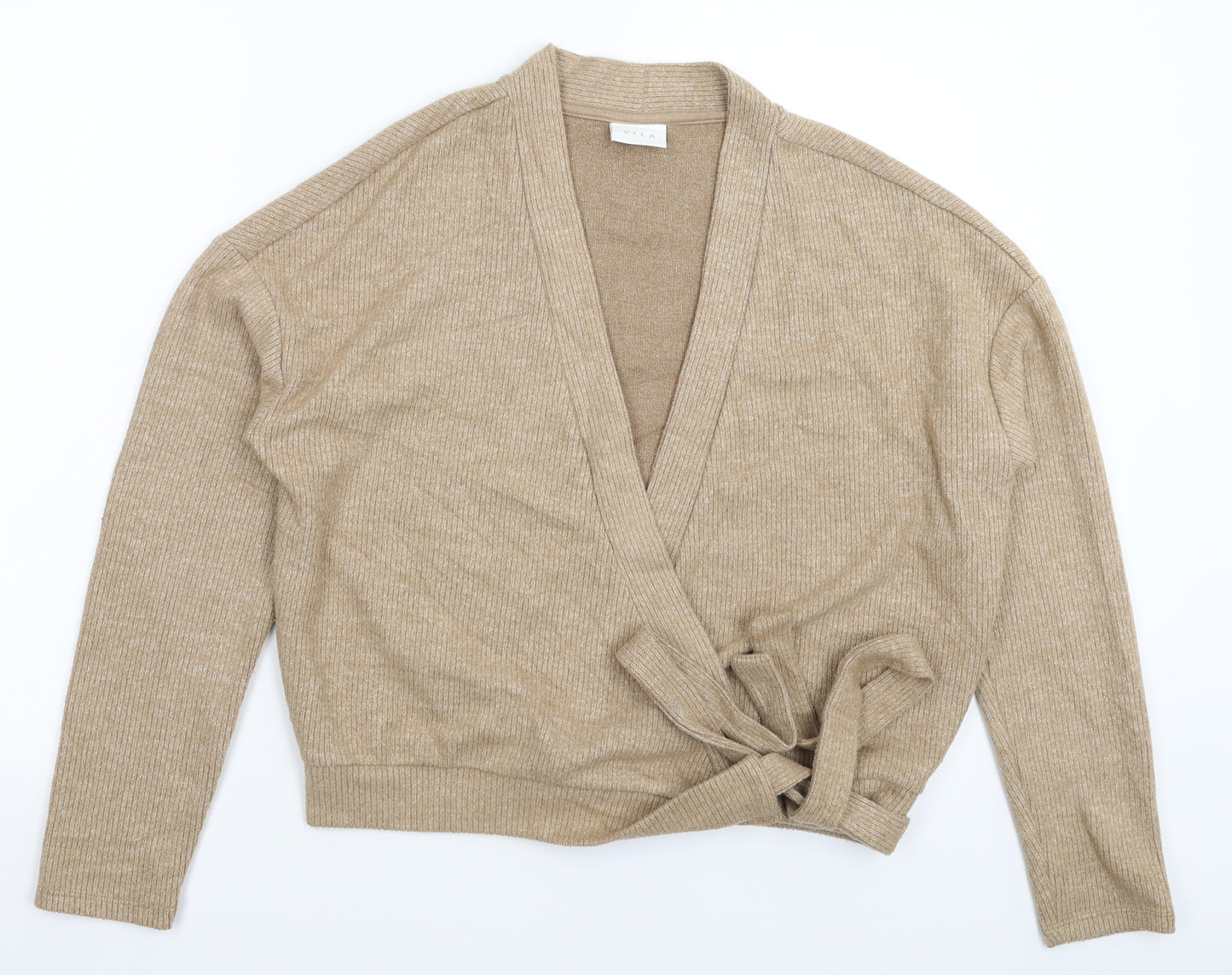 VILA Womens Beige   Cardigan Jumper Size S