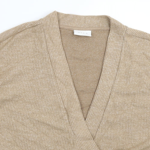 VILA Womens Beige   Cardigan Jumper Size S