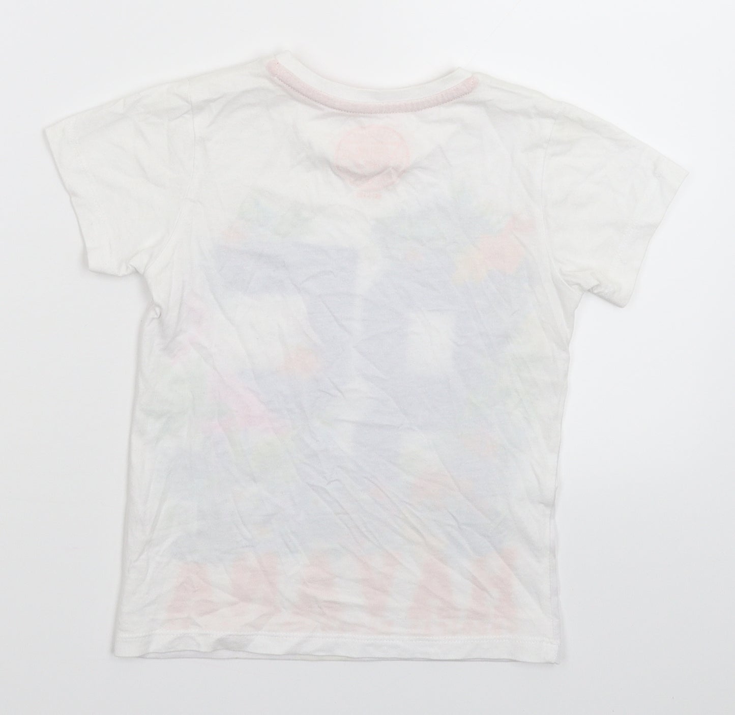 Matalan Girls White   Basic T-Shirt Size 5 Years