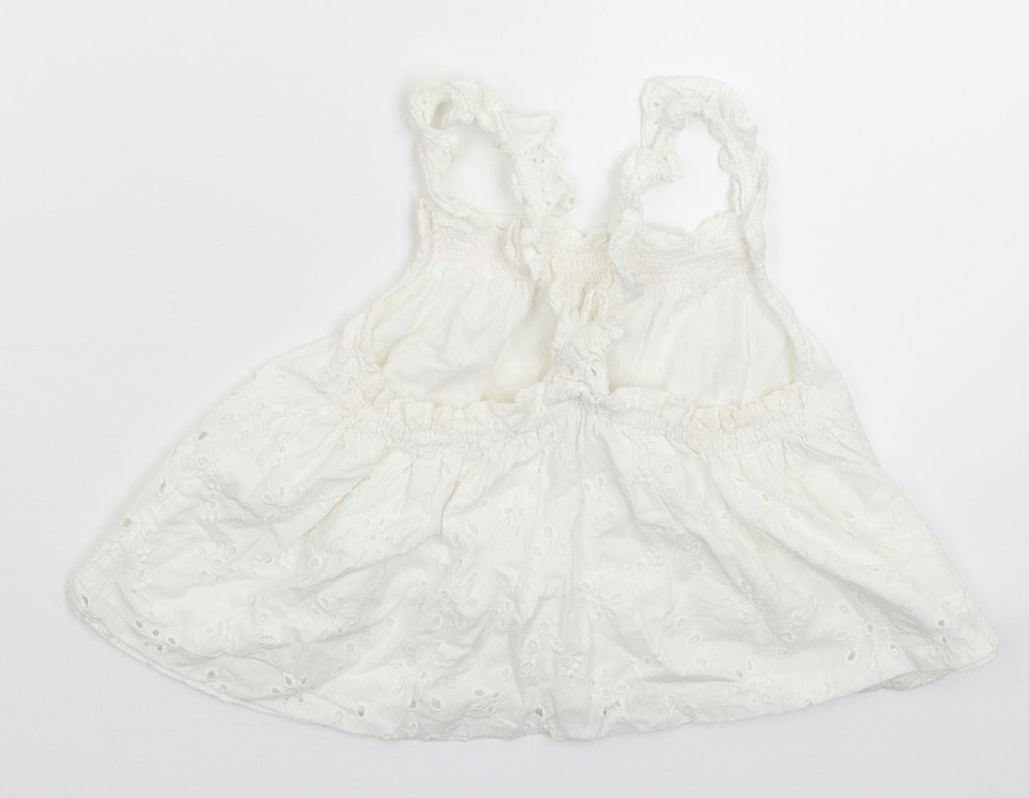F&F Girls White   Fit & Flare  Size 2-3 Years