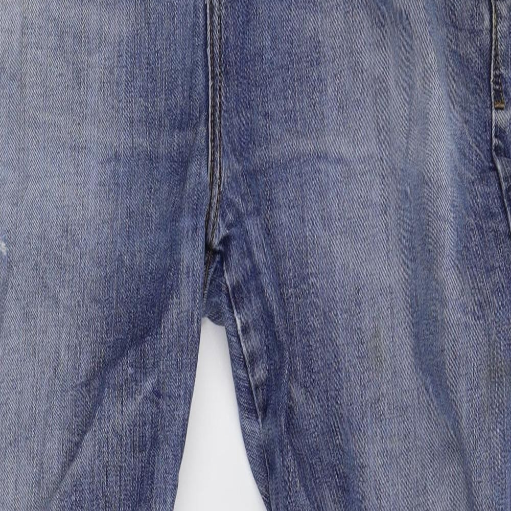 River Island Mens Blue  Denim Boyfriend Jeans Size 38 L32 in