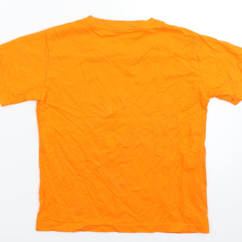 Preworn Boys Orange   Basic T-Shirt Size S