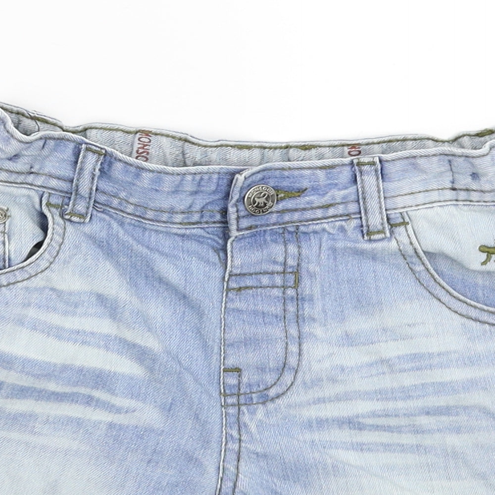 Monsoon Boys Blue  Denim Bermuda Shorts Size 5 Years