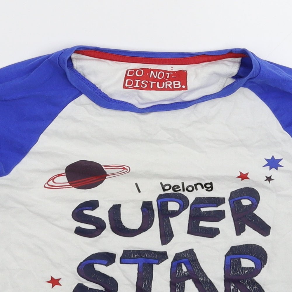 Marks and Spencer Boys Multicoloured   Basic T-Shirt Size 6-7 Years