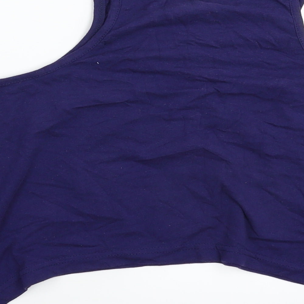 Preworn Girls Blue   Basic T-Shirt Size L