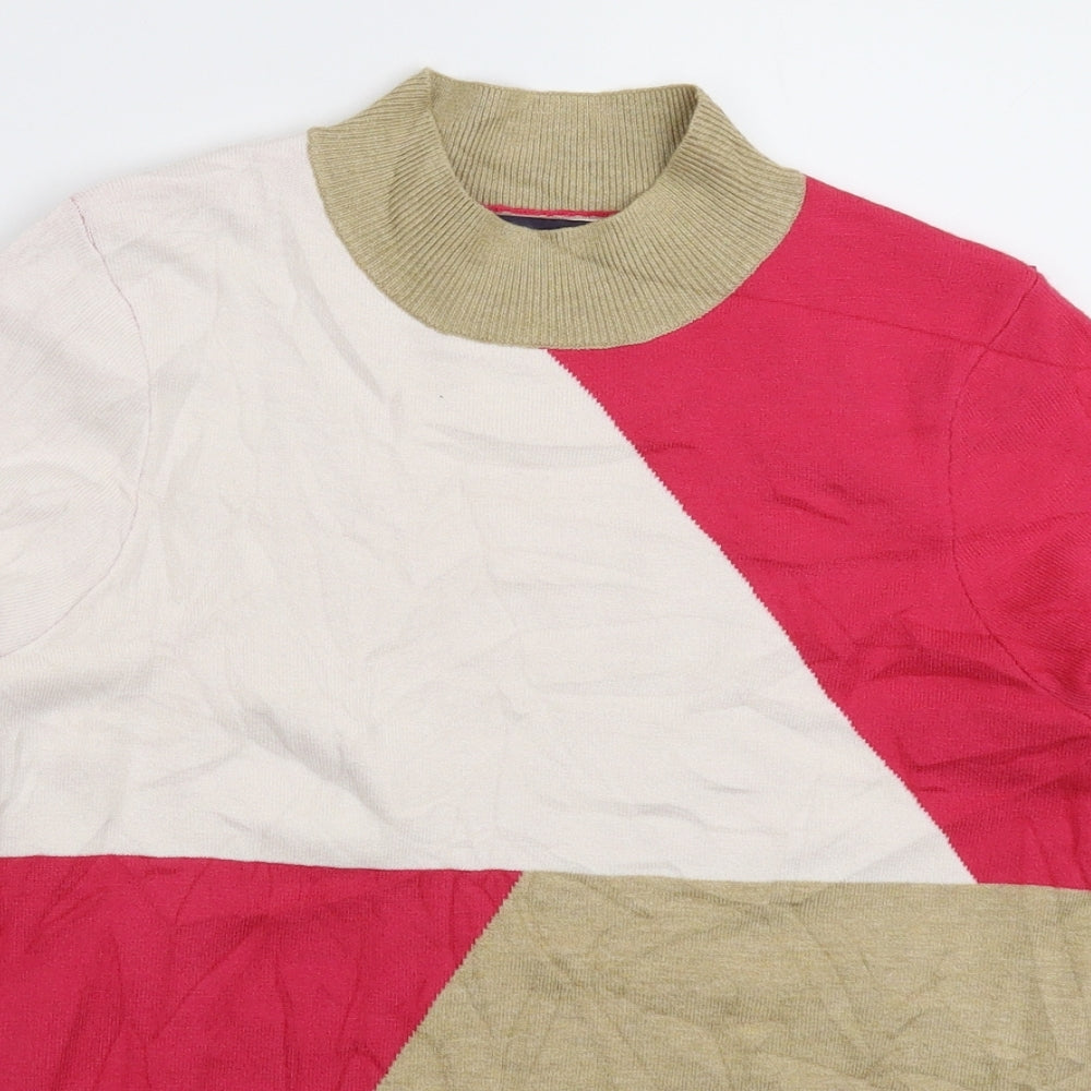 Marks and Spencer Womens Multicoloured  Knit Pullover Jumper Size 12