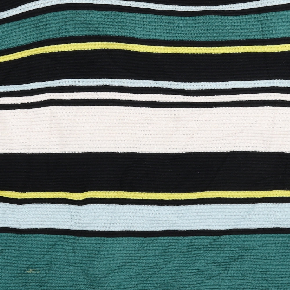 Divided Womens Multicoloured Striped Knit Pullover Jumper Size M  - Oversized