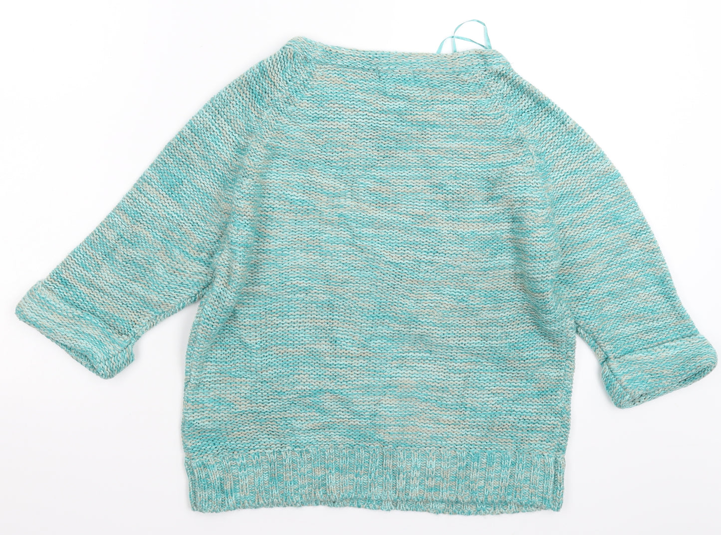 F&F Womens Blue  Knit Pullover Jumper Size 8