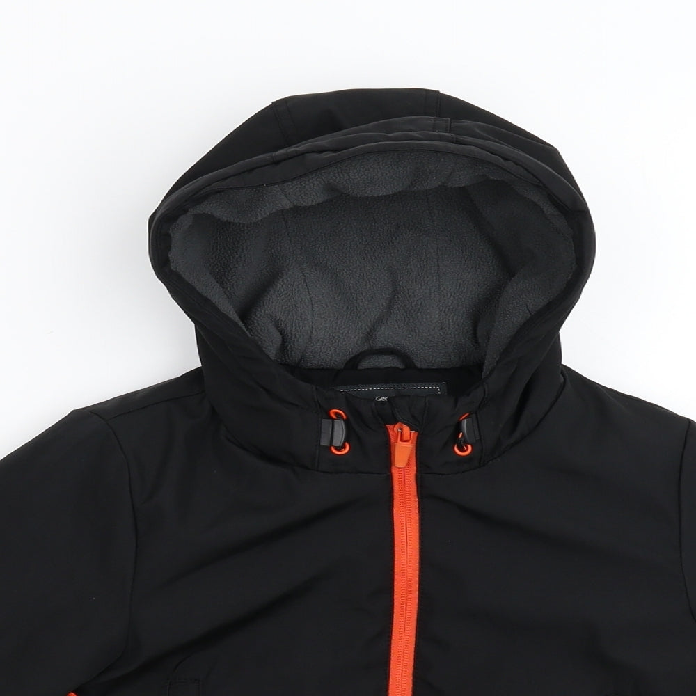 George Boys Black   Jacket Coat Size 4-5 Years