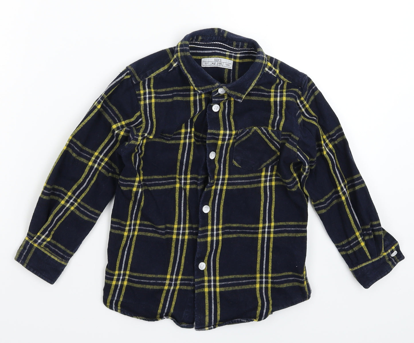 Matalan Boys Clear   Basic Button-Up Size 3 Years