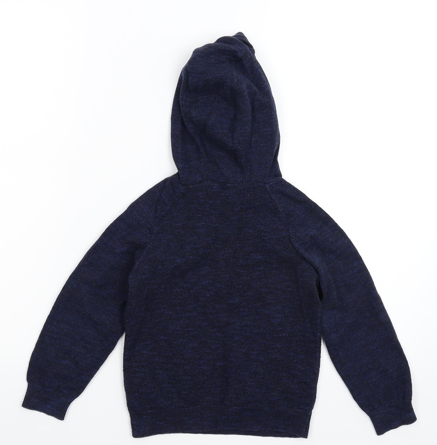 NEXT Boys Blue  Knit Pullover Hoodie Size 4 Years