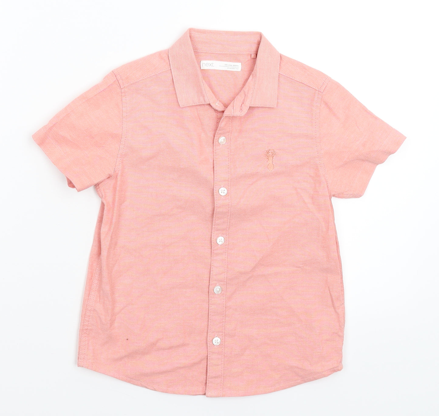 NEXT Boys Red   Basic Button-Up Size 3-4 Years