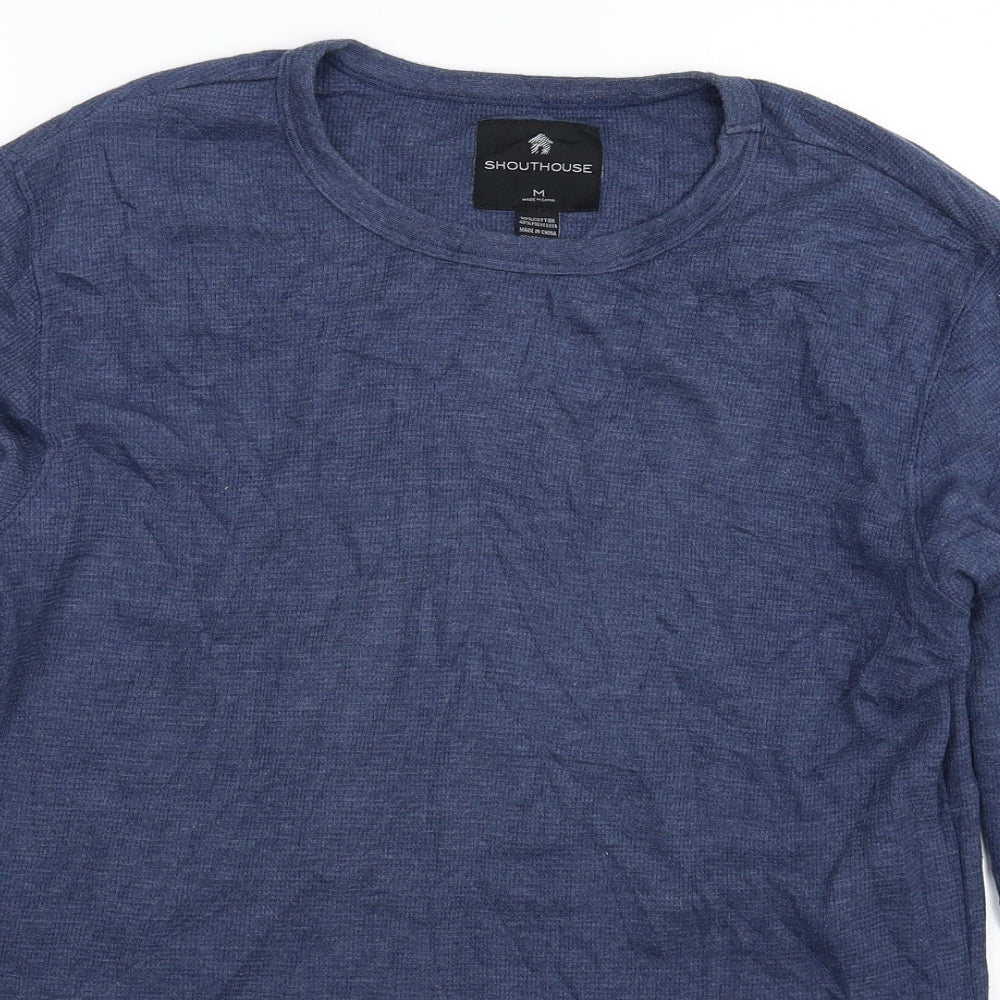 Shouthouse Mens Blue    T-Shirt Size M