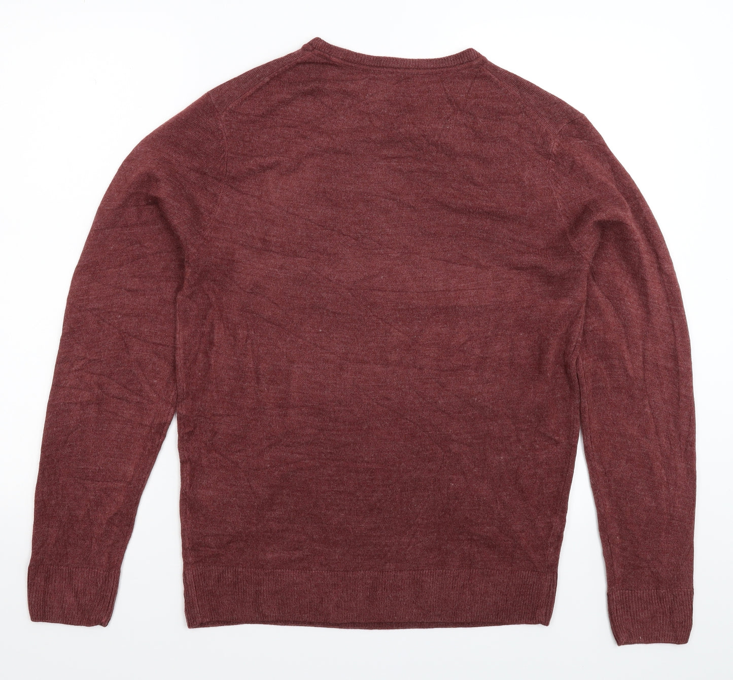 C&A Mens Brown  Knit Pullover Jumper Size M