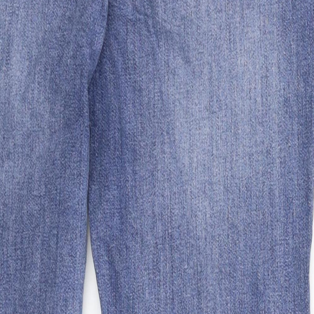 Nutmeg Womens Blue  Denim Skinny Jeans Size 10 L28 in