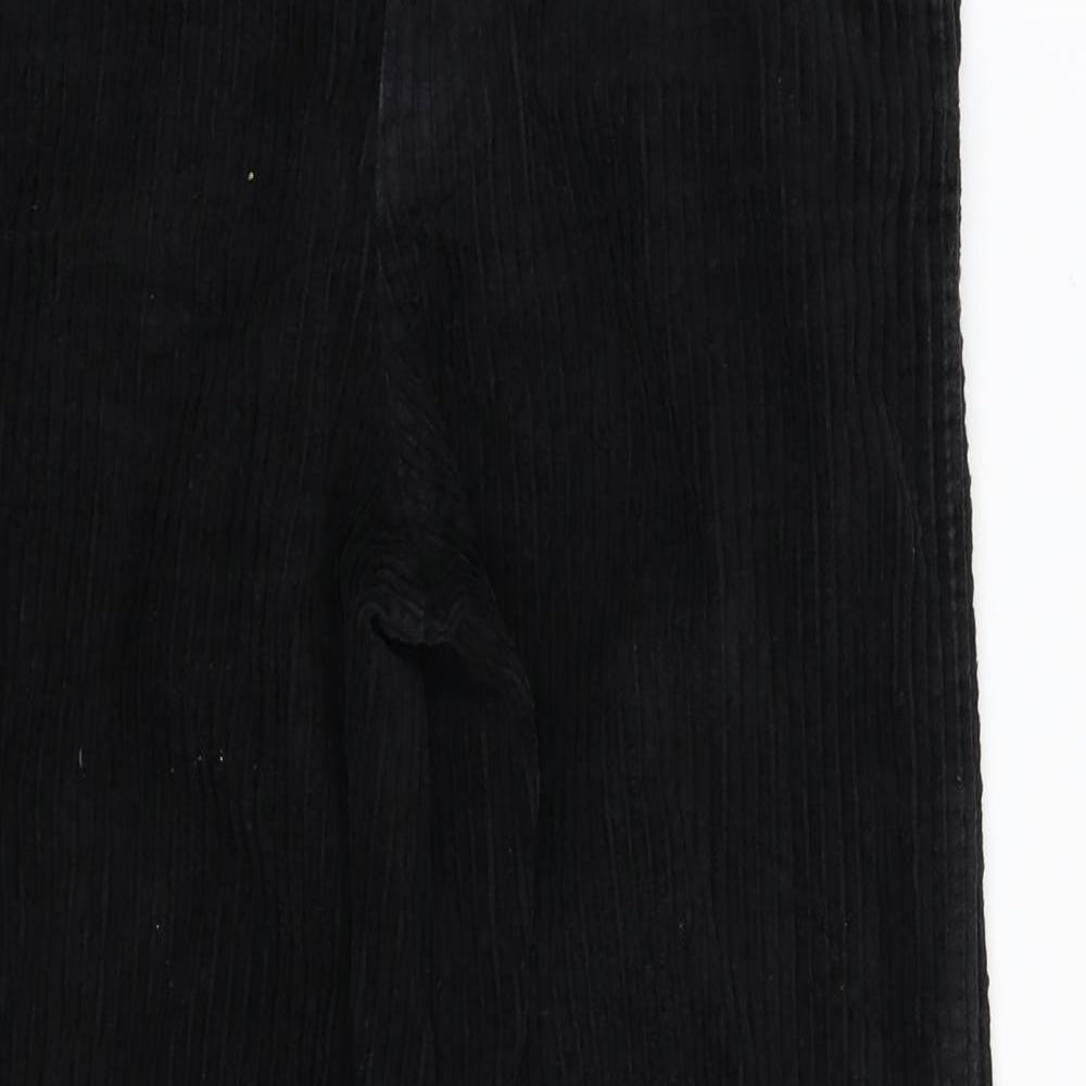 Weekday Womens Black  Corduroy Trousers  Size 26 in L29 in