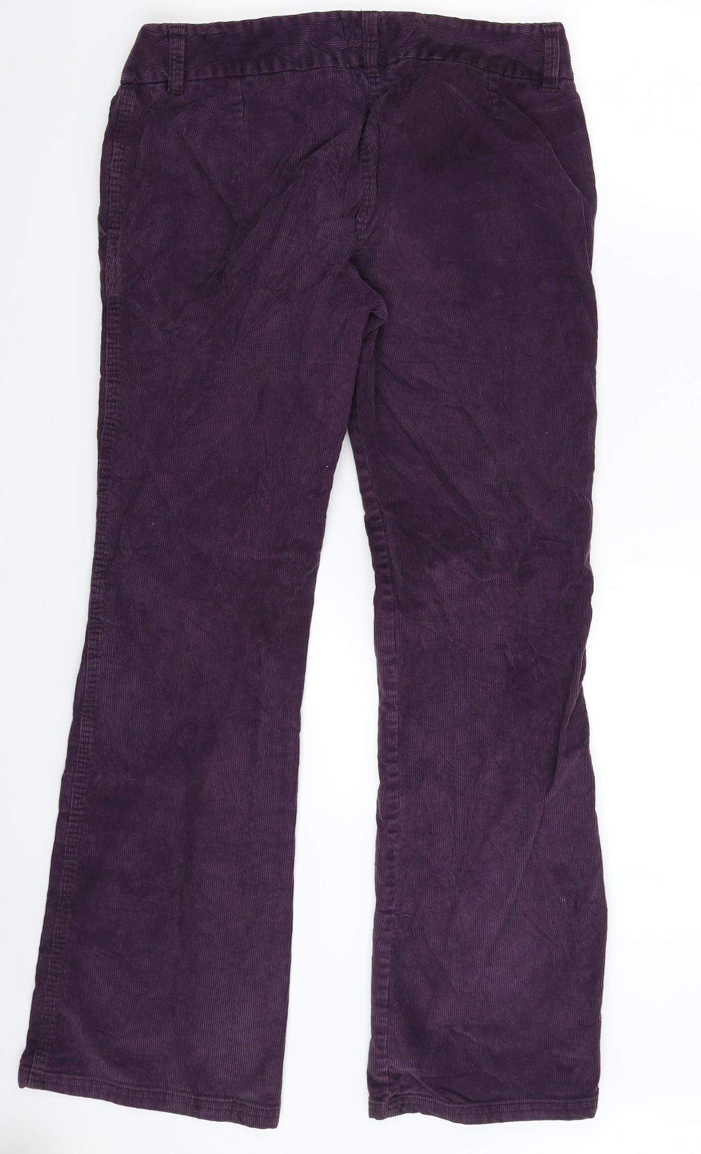 Boden Womens Purple  Corduroy Trousers  Size 12 L30 in