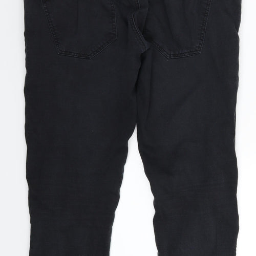 Topshop Womens Black  Denim Jegging Jeans Size 12 L28 in