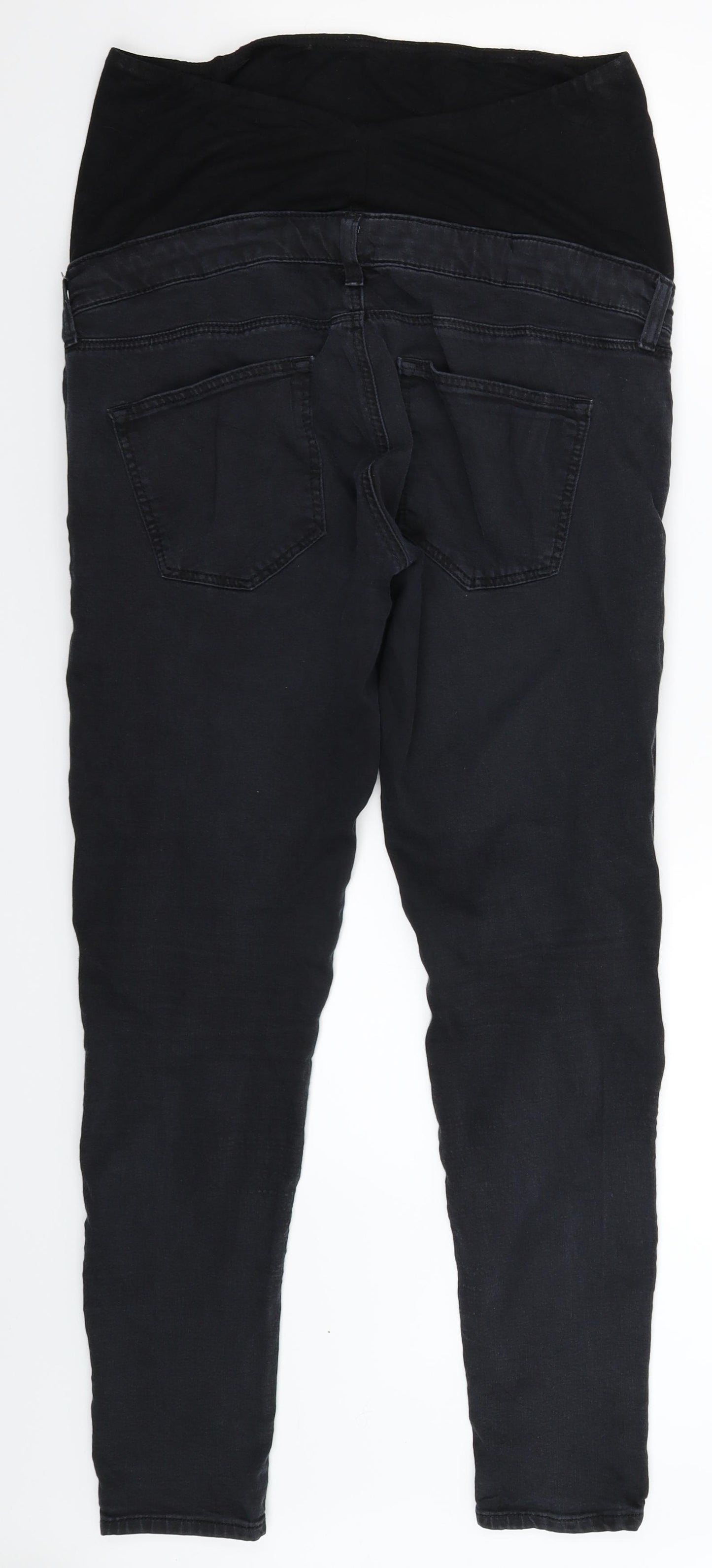 Topshop Womens Black  Denim Jegging Jeans Size 12 L28 in