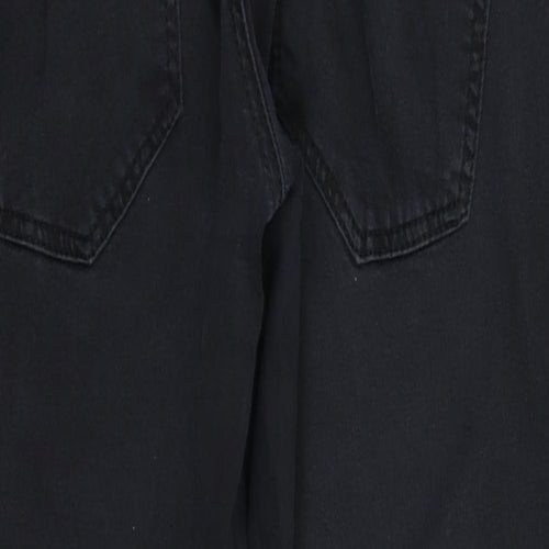 Topshop Womens Black  Denim Jegging Jeans Size 12 L28 in