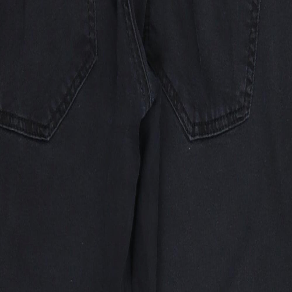 Topshop Womens Black  Denim Jegging Jeans Size 12 L28 in
