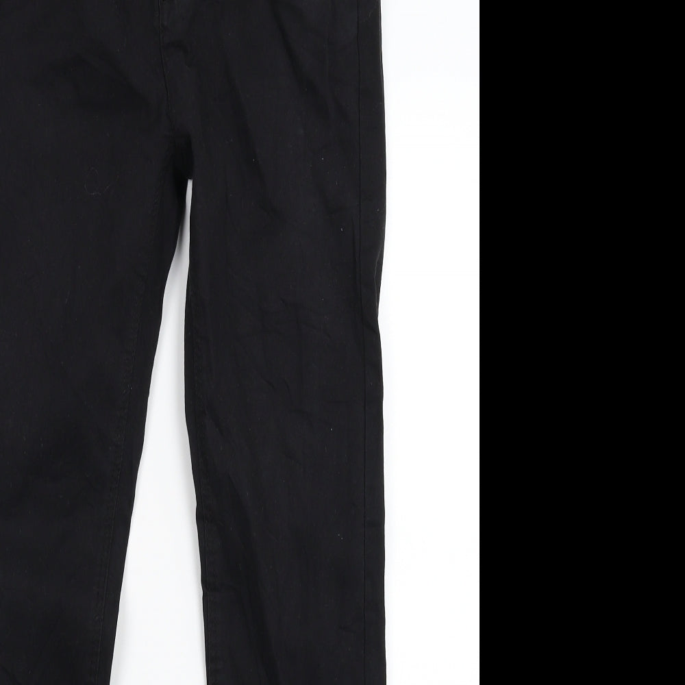 Zara Boys Black   Chino Trousers Size 11-12 Years