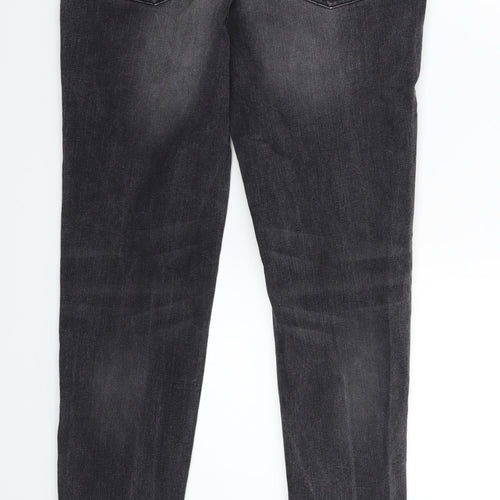 Denim & Co. Womens Black  Denim Skinny Jeans Size 10 L31 in