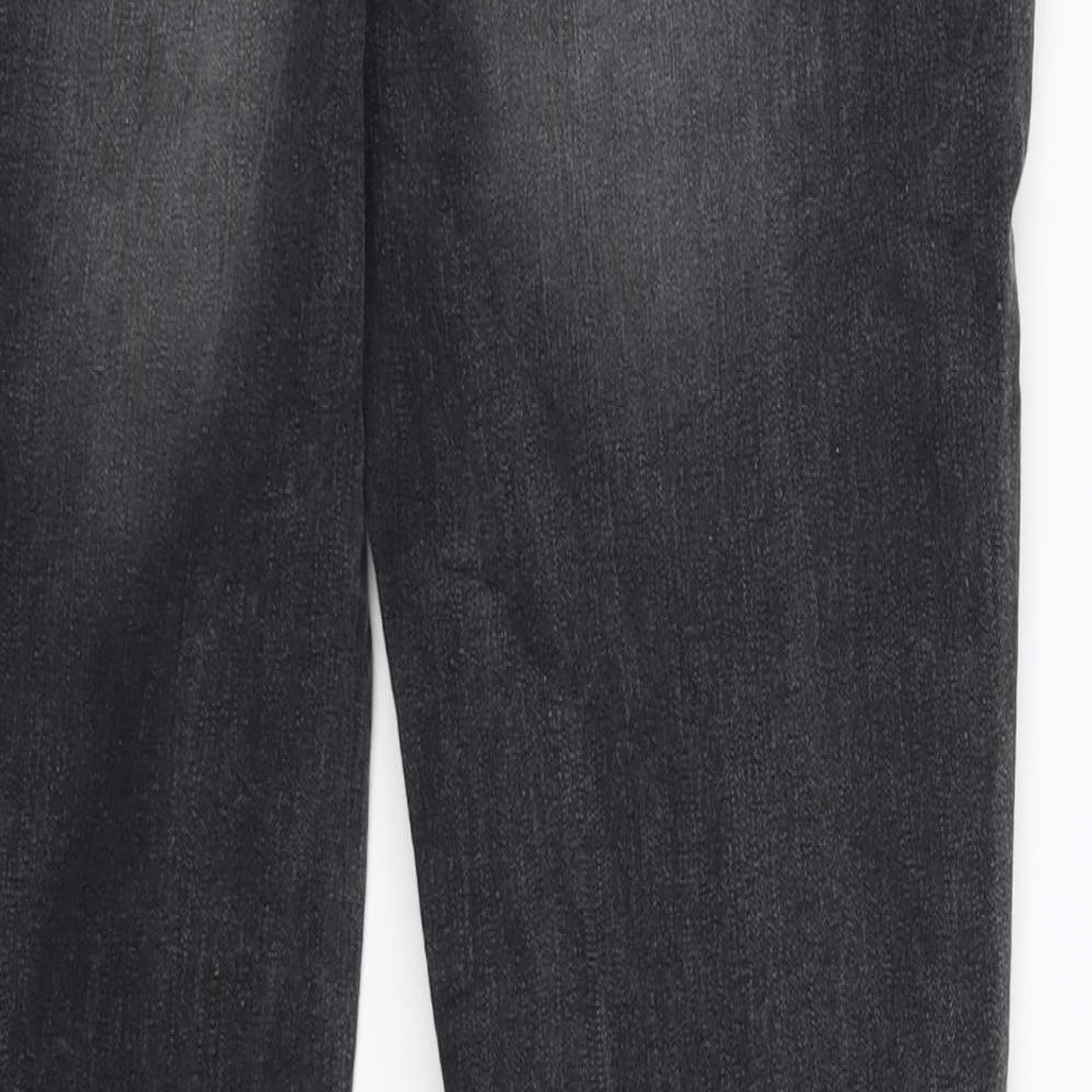 Denim & Co. Womens Black  Denim Skinny Jeans Size 10 L31 in