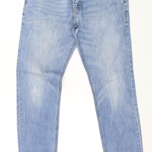 NEXT Mens Blue  Denim Straight Jeans Size 34 in L33 in