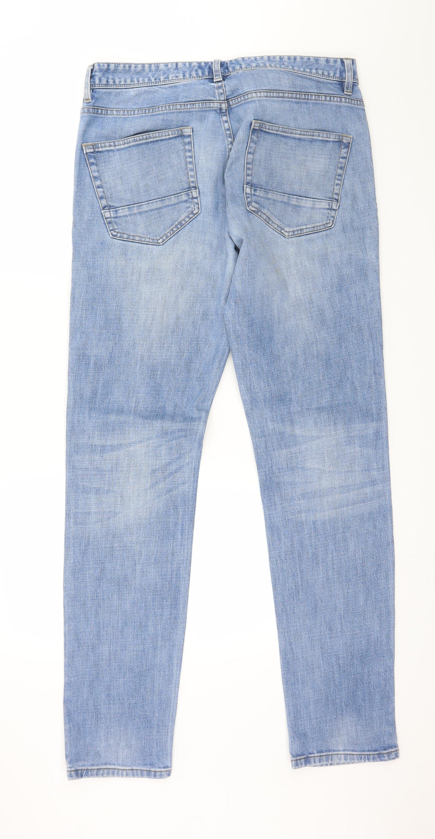 NEXT Mens Blue  Denim Straight Jeans Size 34 in L33 in