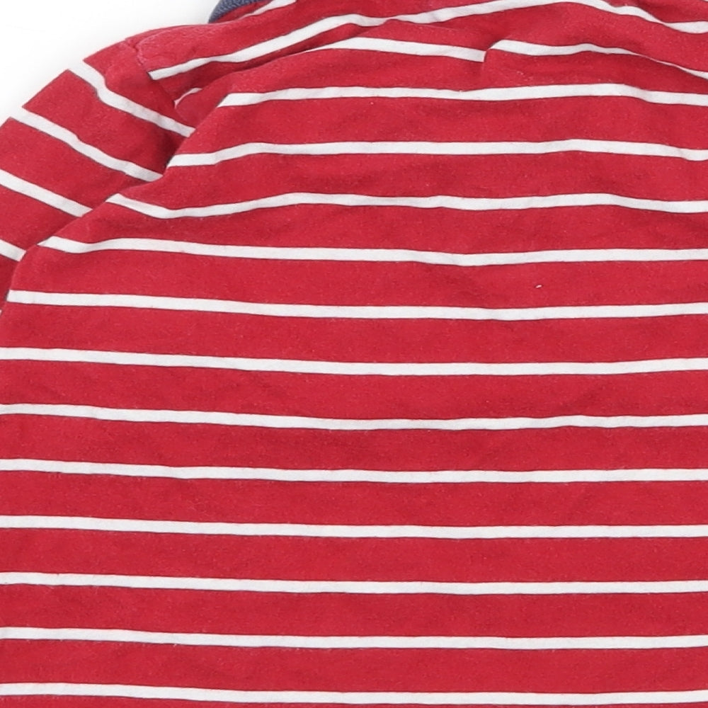 Mon Coeur Boys Red Striped Jersey Basic T-Shirt Size 2 Years