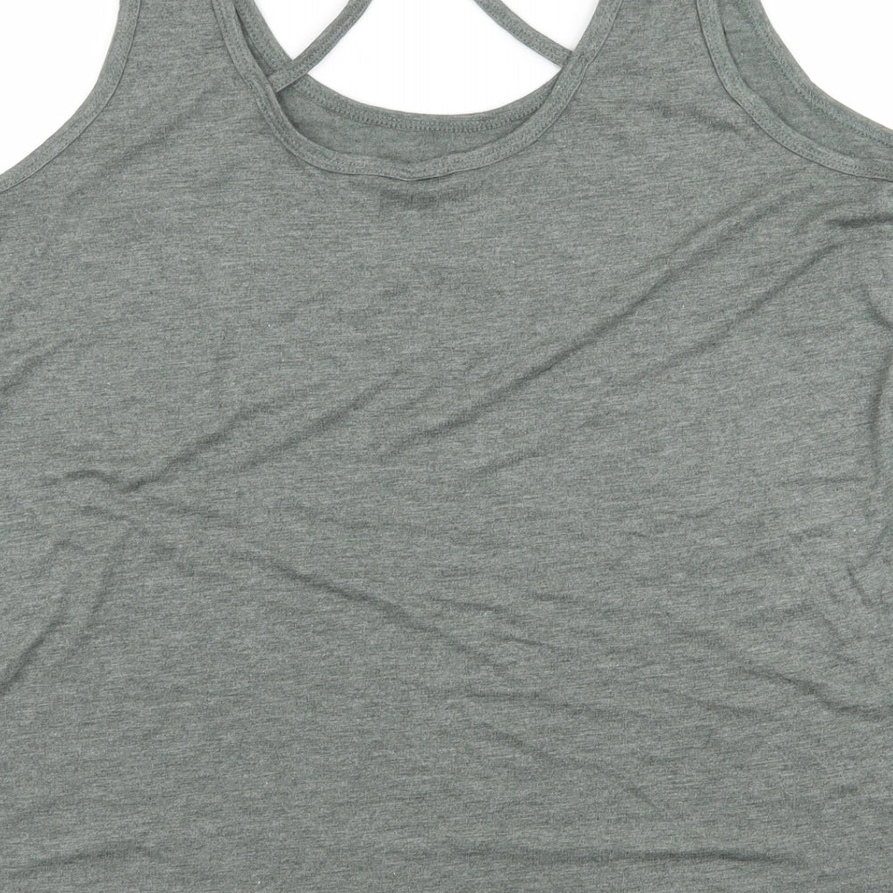 RBX Womens Green  Jersey Basic Tank Size XL