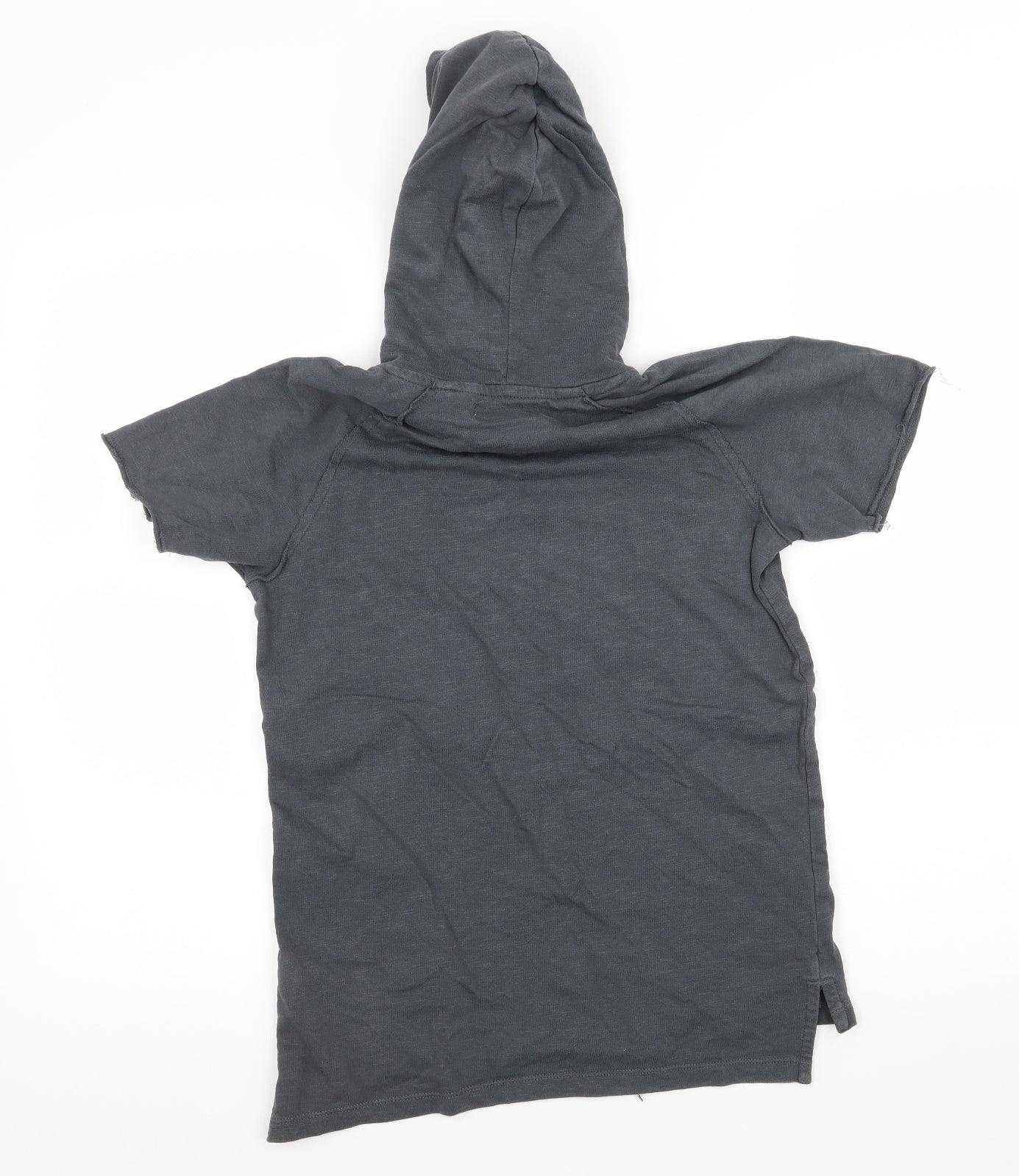 NEXT Boys Grey  Jersey Pullover Hoodie Size 11 Years