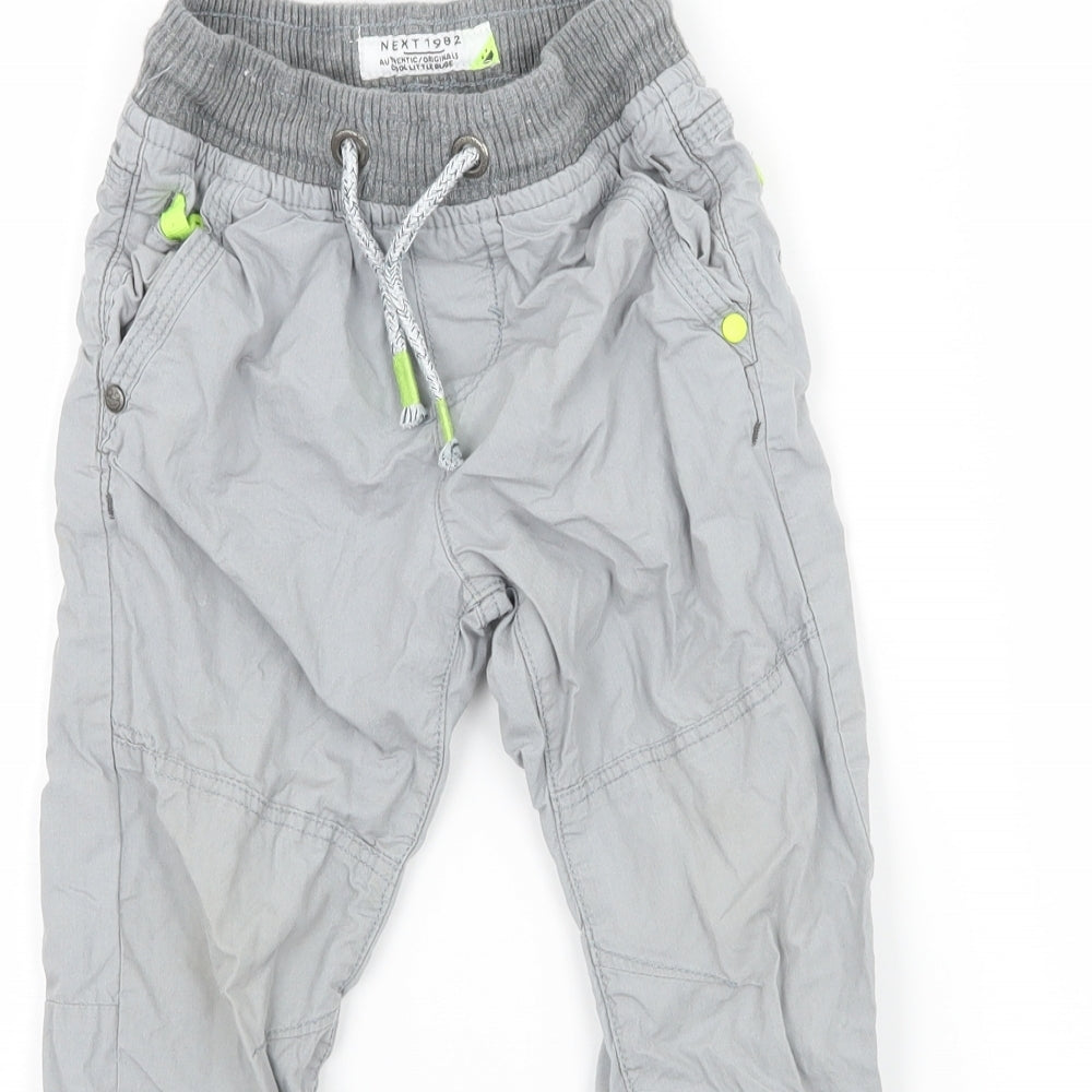 NEXT Boys Grey   Cargo Trousers Size 2-3 Years