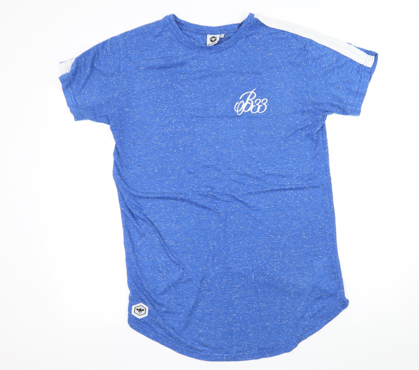 Be Inspired Mens Blue  Jersey  T-Shirt Size XL