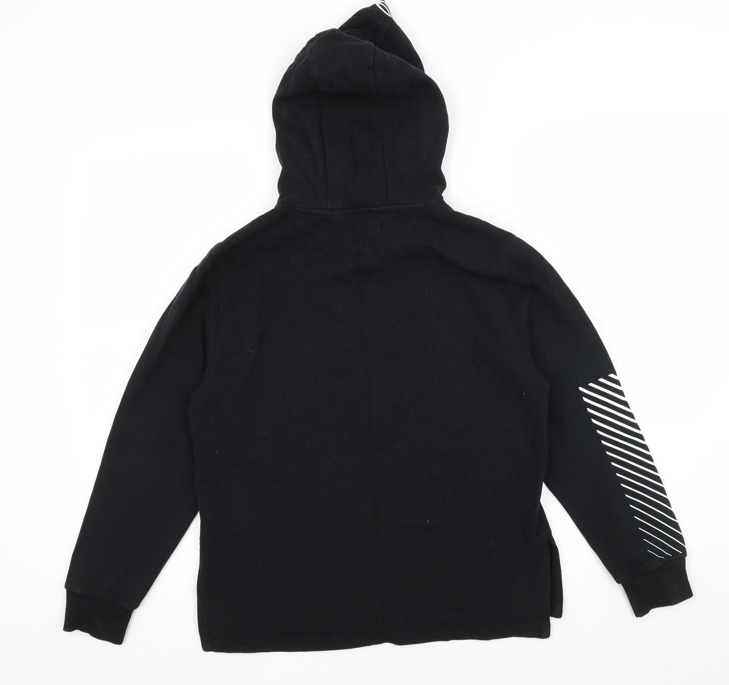 NEXT Boys Black  Jersey Pullover Hoodie Size 11 Years  - Twenty 4/7