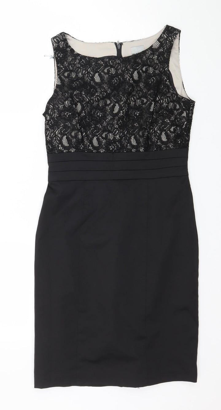 H&M Womens Black Sheath Size 10