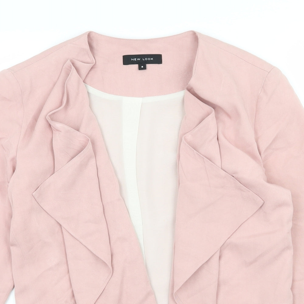 New Look Womens Pink   Jacket Blazer Size 8
