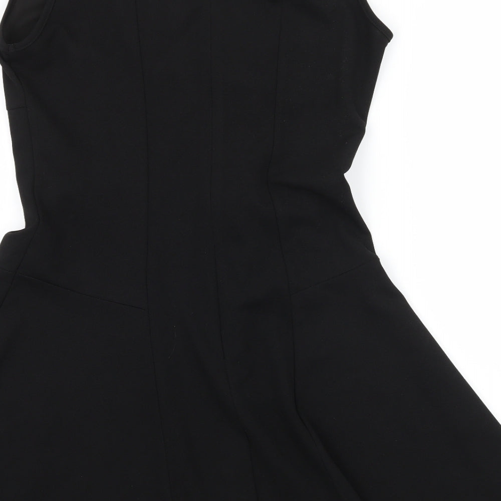 SheIn Womens Black   Skater Dress  Size L