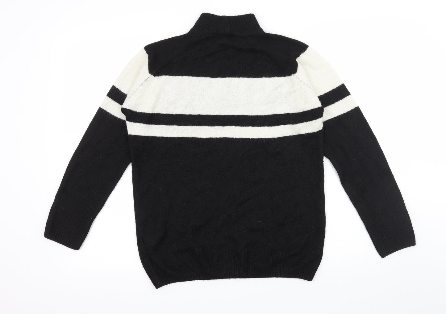 New Look Womens Black  Knit Pullover Jumper Size S