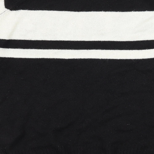 New Look Womens Black  Knit Pullover Jumper Size S