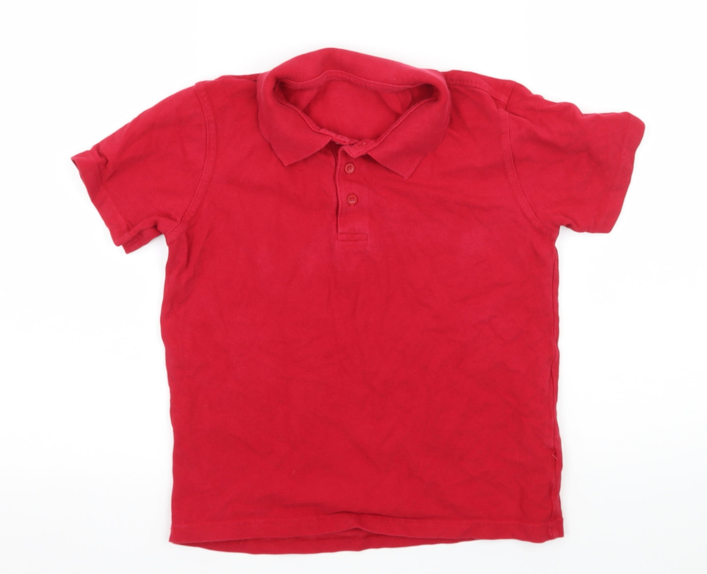 George Boys Red  Jersey Basic T-Shirt Size 8-9 Years