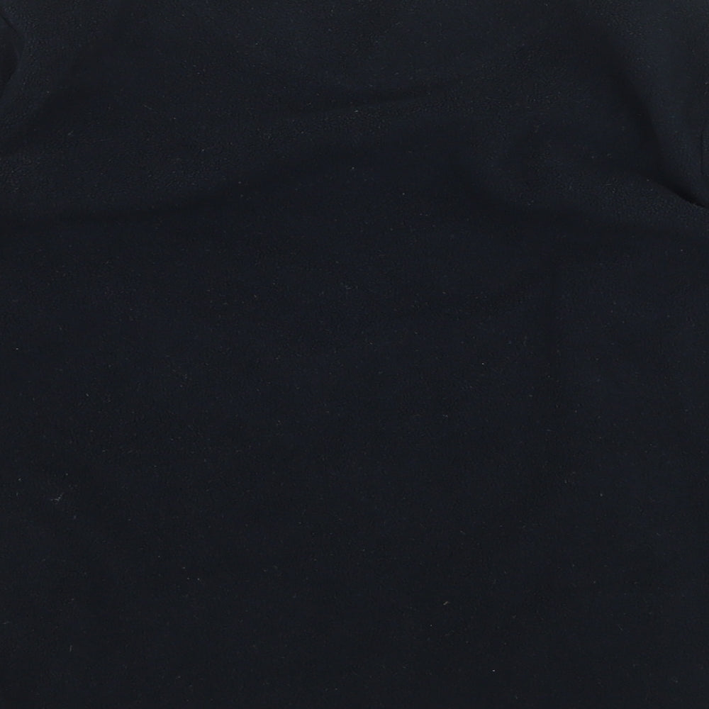 Matalan Boys Black  Fleece Basic T-Shirt Size 6-7 Years