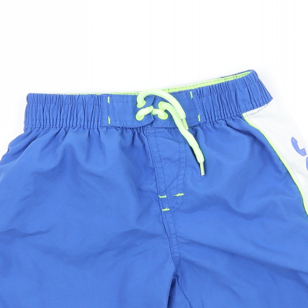 Rebel Boys Blue   Sweat Shorts Size 6-7 Years - Surf